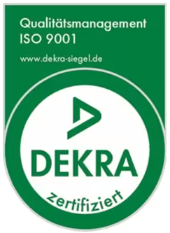 DEKRA zertifiziert nach ISO 9001