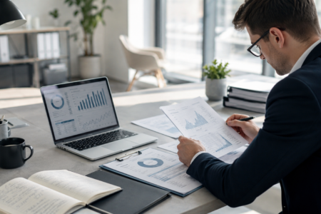 Moderne Büroräumlichkeiten mit Analysearbeit für professionelle Ermittlungen und Fallbearbeitung