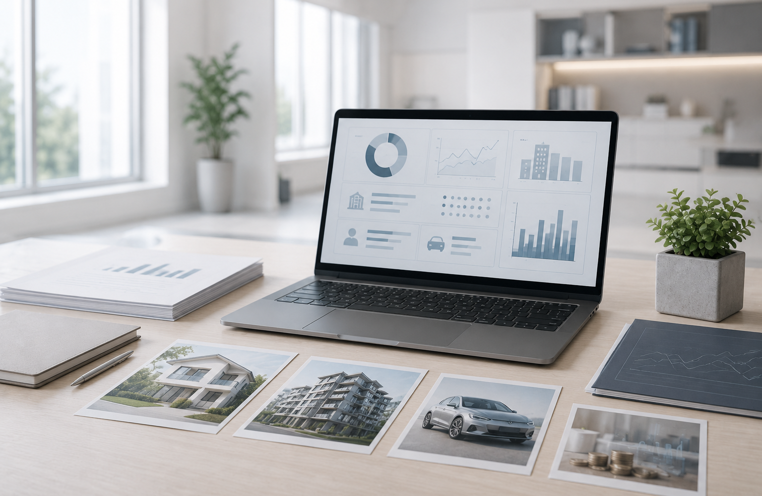 Digitale Vermögensrecherche mit Auswertung von Immobilien, Fahrzeugen und finanziellen Vermögenswerten